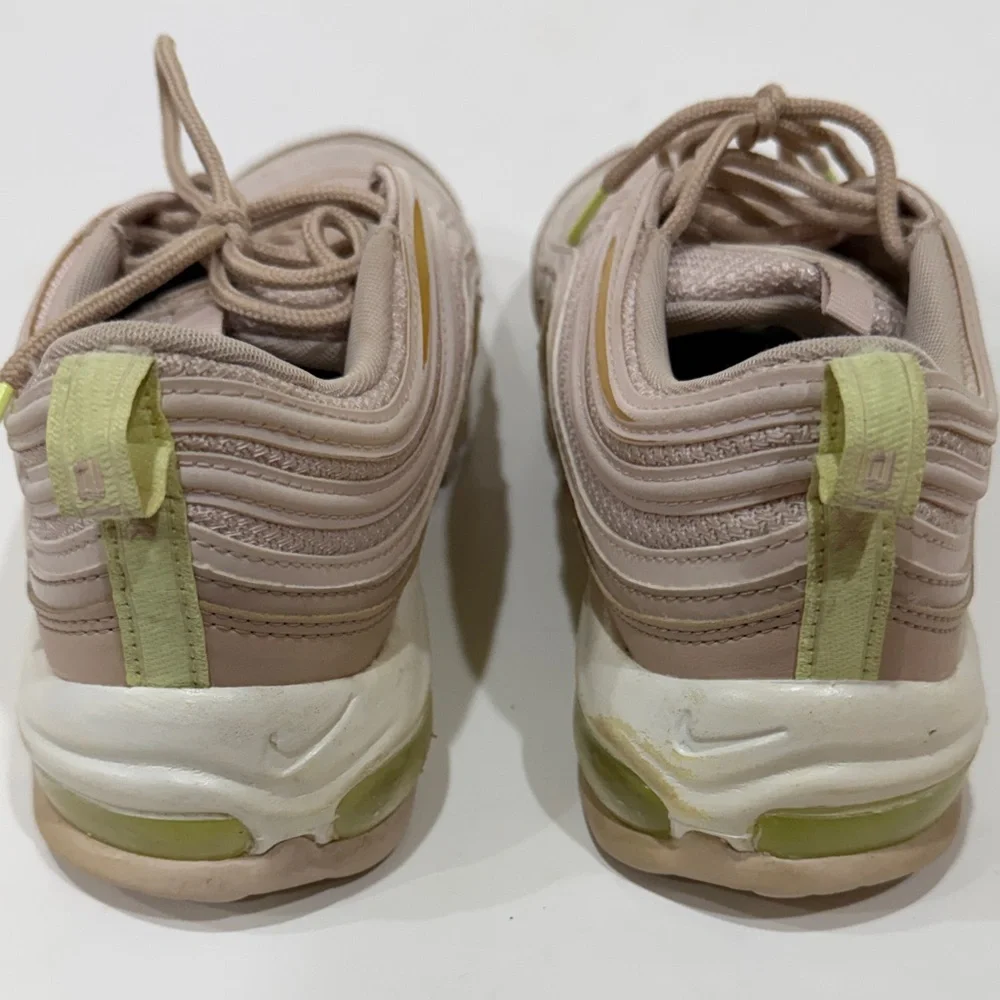 Nike Air Max 97 Women's Barley Rose Volt Sneakers Size 9.5